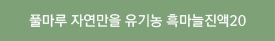 풀마루 자연만을 유기농 흑마늘진액20